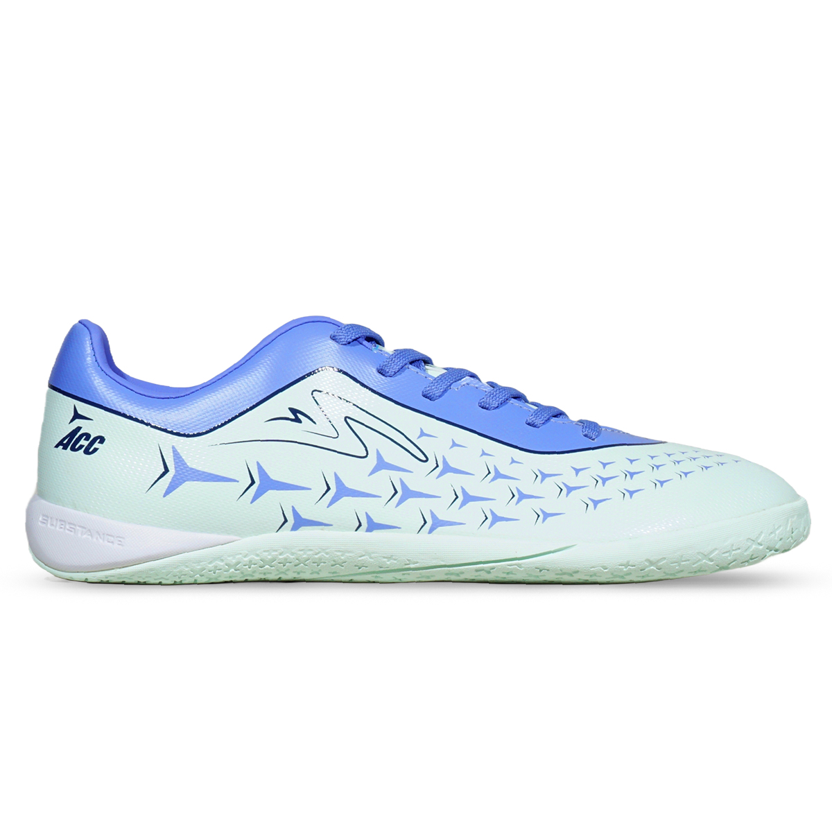 Sepatu Futsal Specs Accelator Alphaform Core IN - Pearl City/Jacaranda/Blue Odyssey