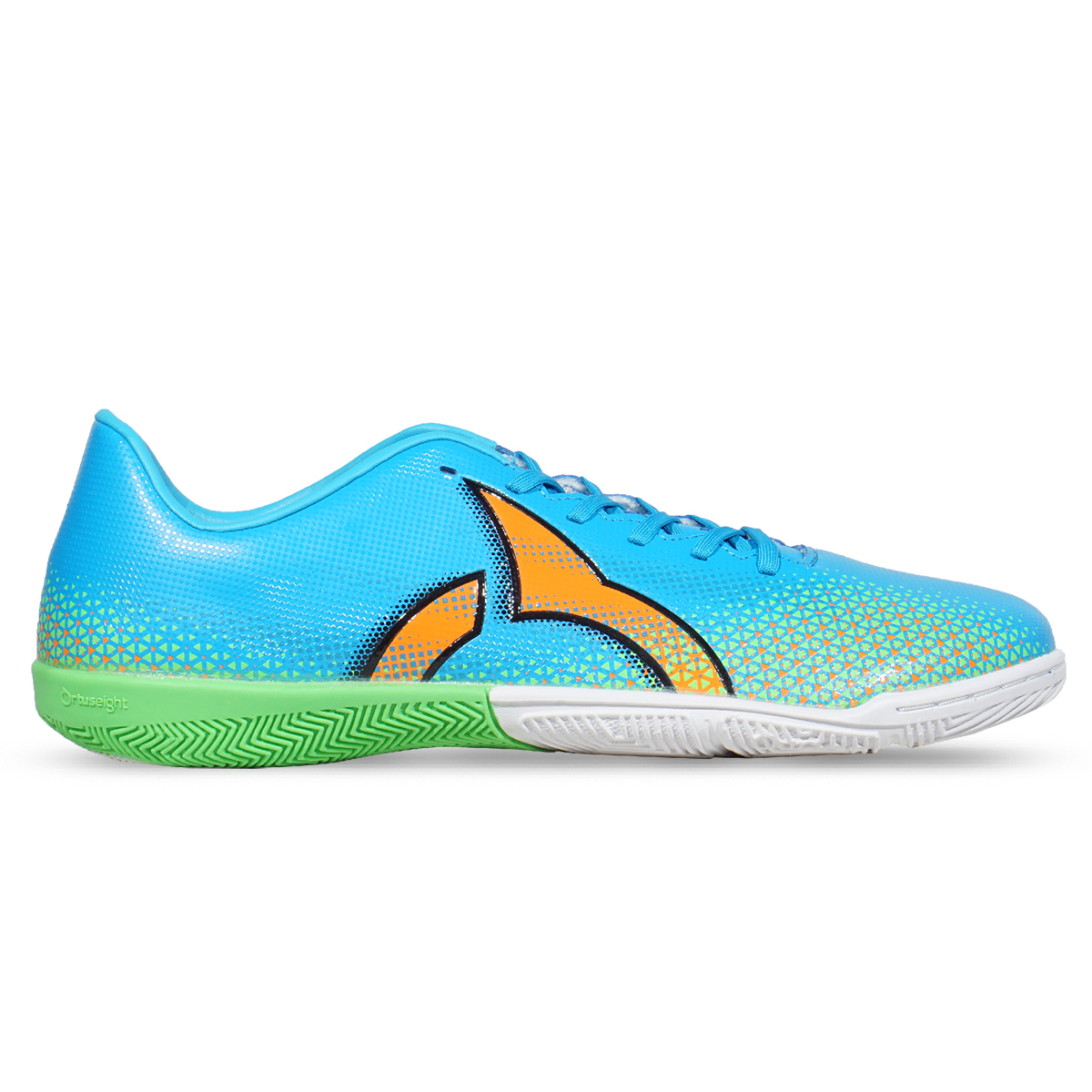 Sepatu Futsal Ortuseight Sirius IN - Cyan/Ortrange
