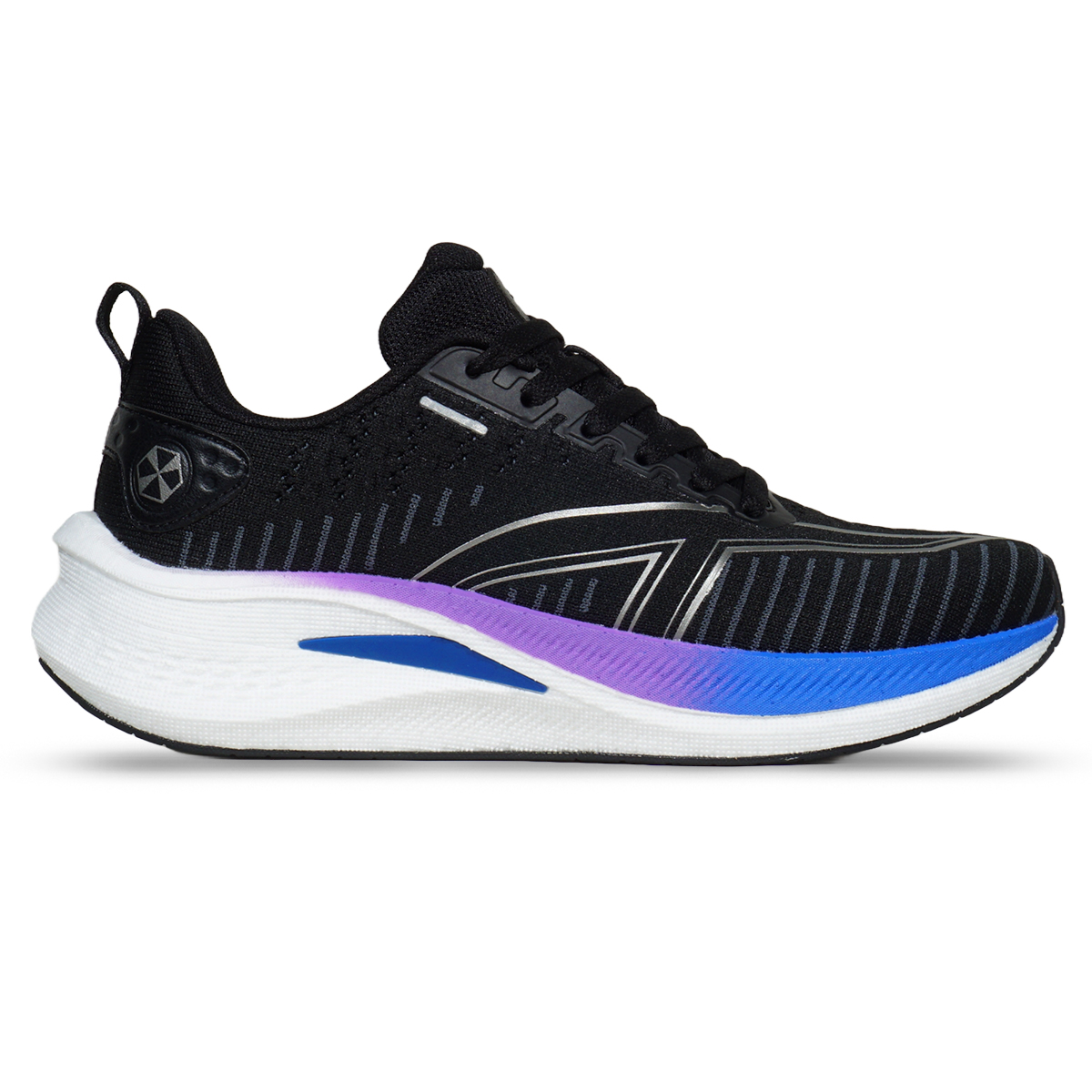Sepatu Running Hundred Sprintpace HRFS-4M142-1 - Black/Blue/Purple