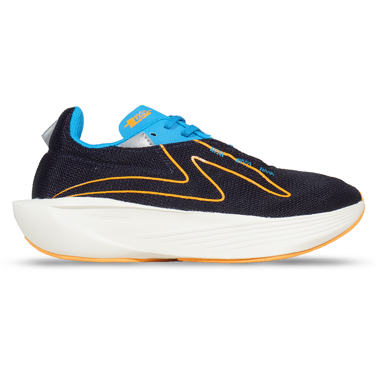 Sepatu Running Specs Skyglide - Noir Blue/Hawaian Surf/Mock Orange