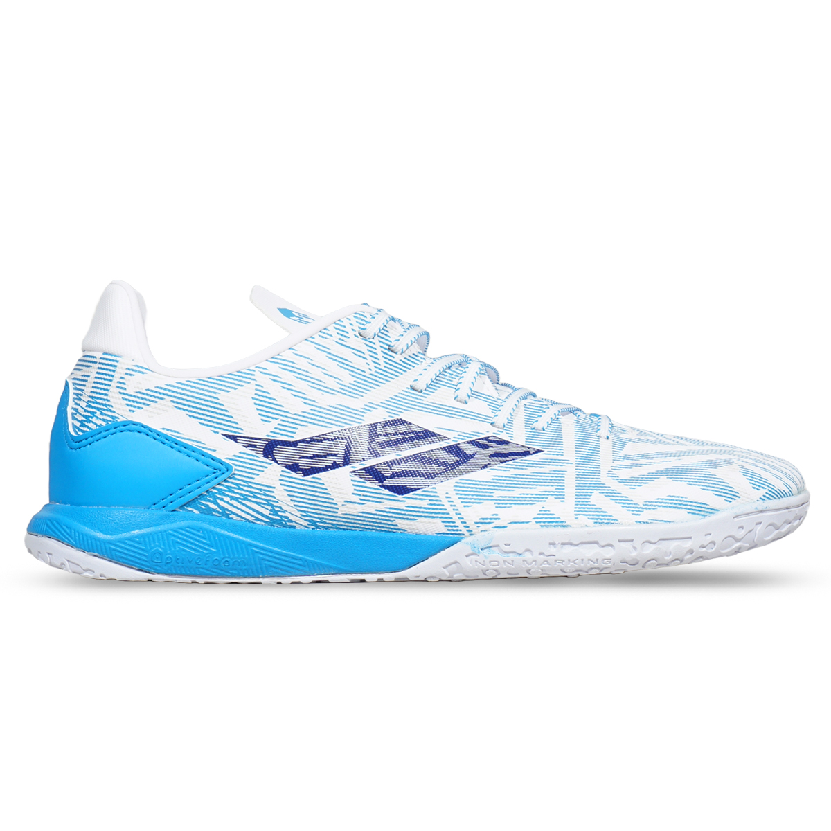 Sepatu Futsal Mills Vonix IN - White/Ocean Blue