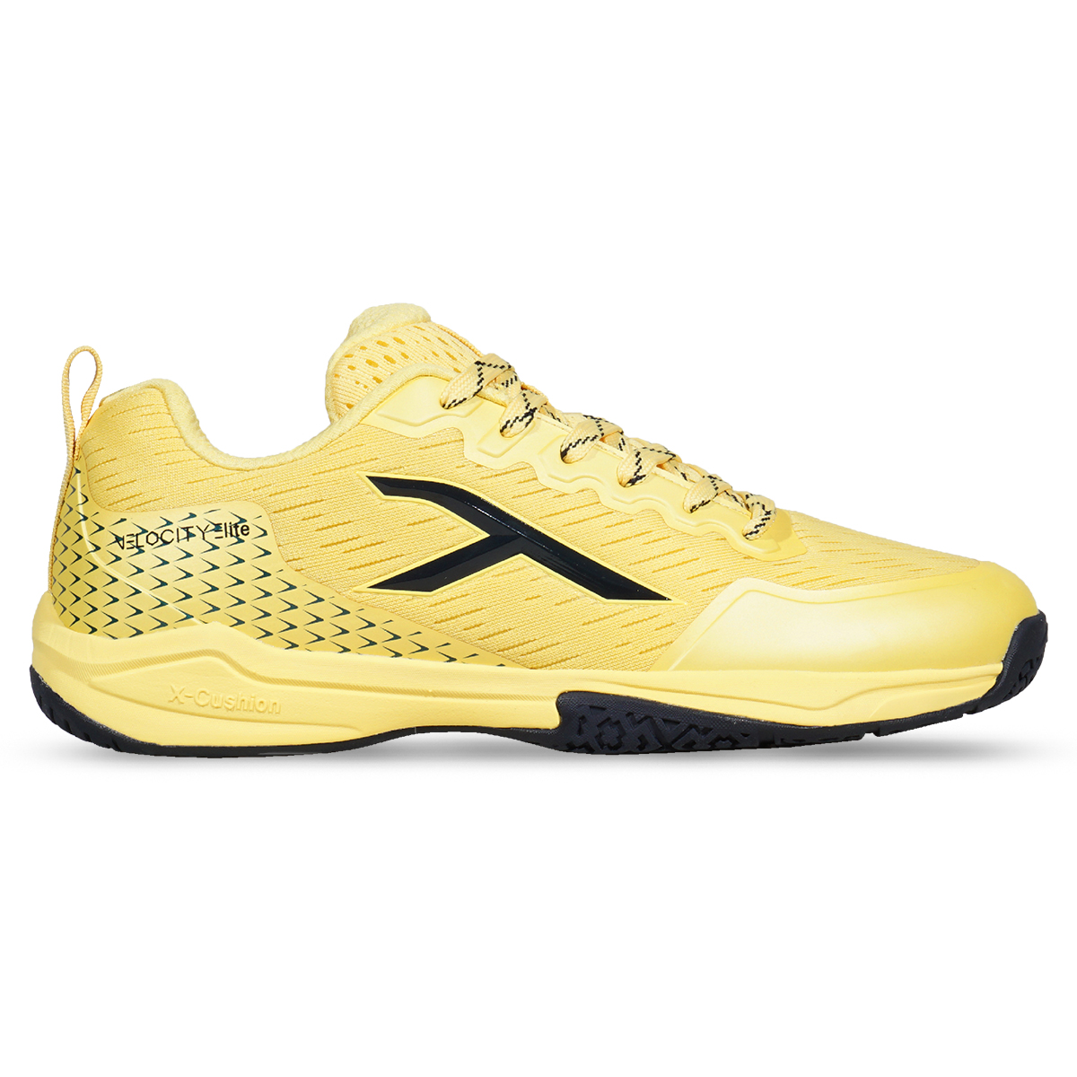 Sepatu Badminton Hundred Velocity Elite HBFS-4M003-4 - Lemon Drop/Navy