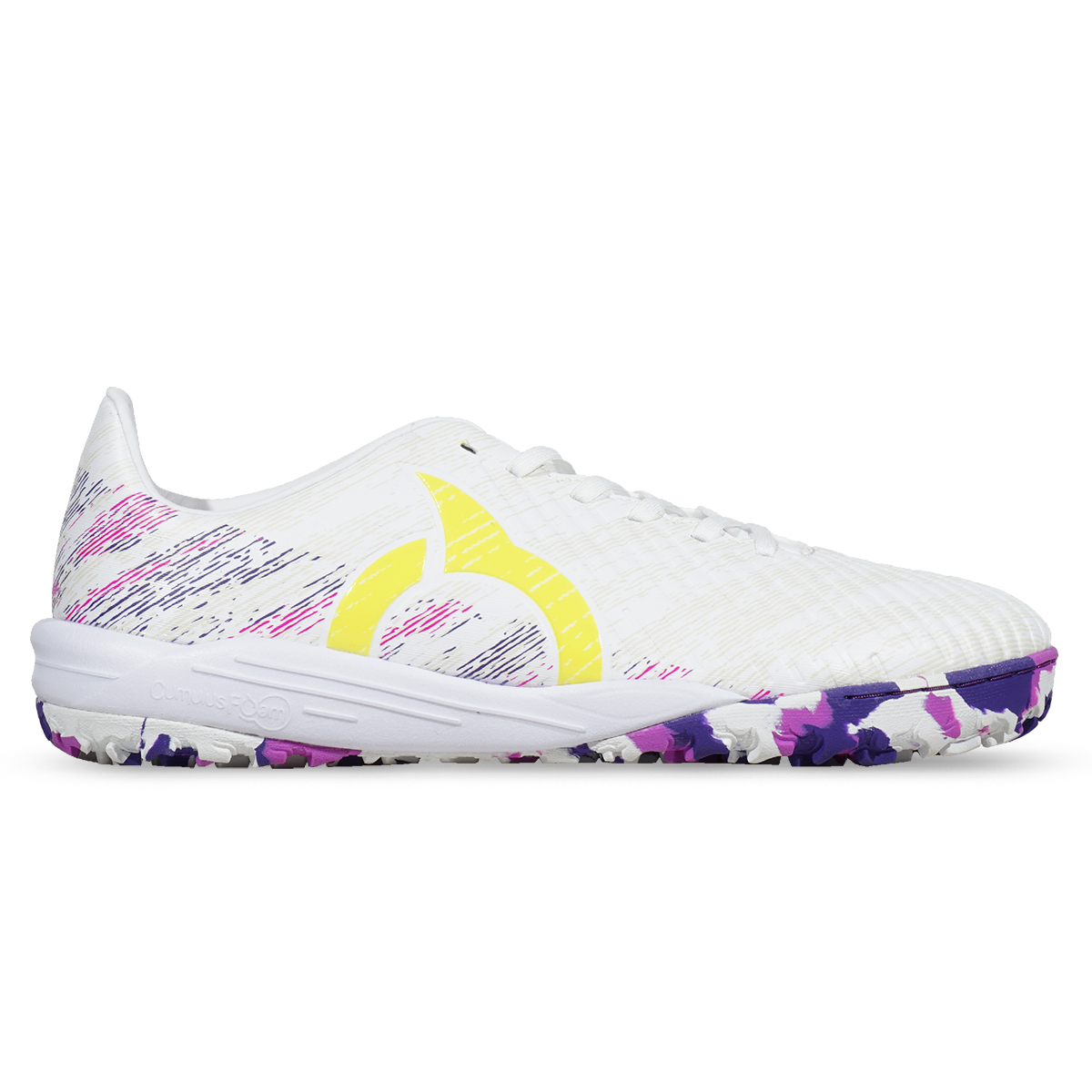 Sepatu Futsal Ortuseight Forte Vantage V2 TF - White/Yellow/Camo