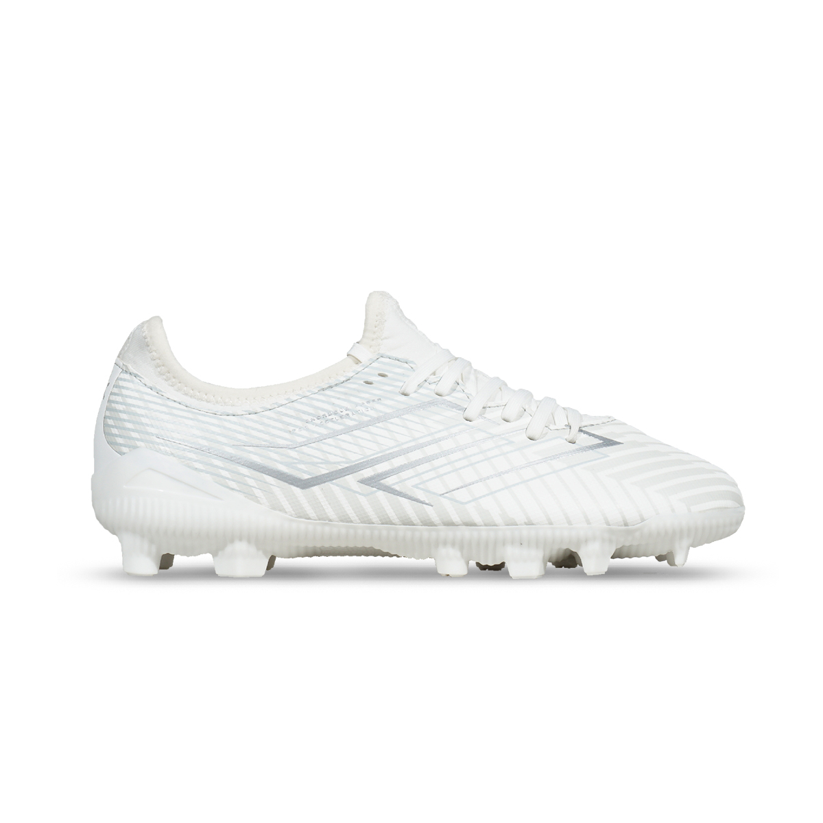 Sepatu Bola Anak Mills Xyclops Helios FG JR - White/Silver