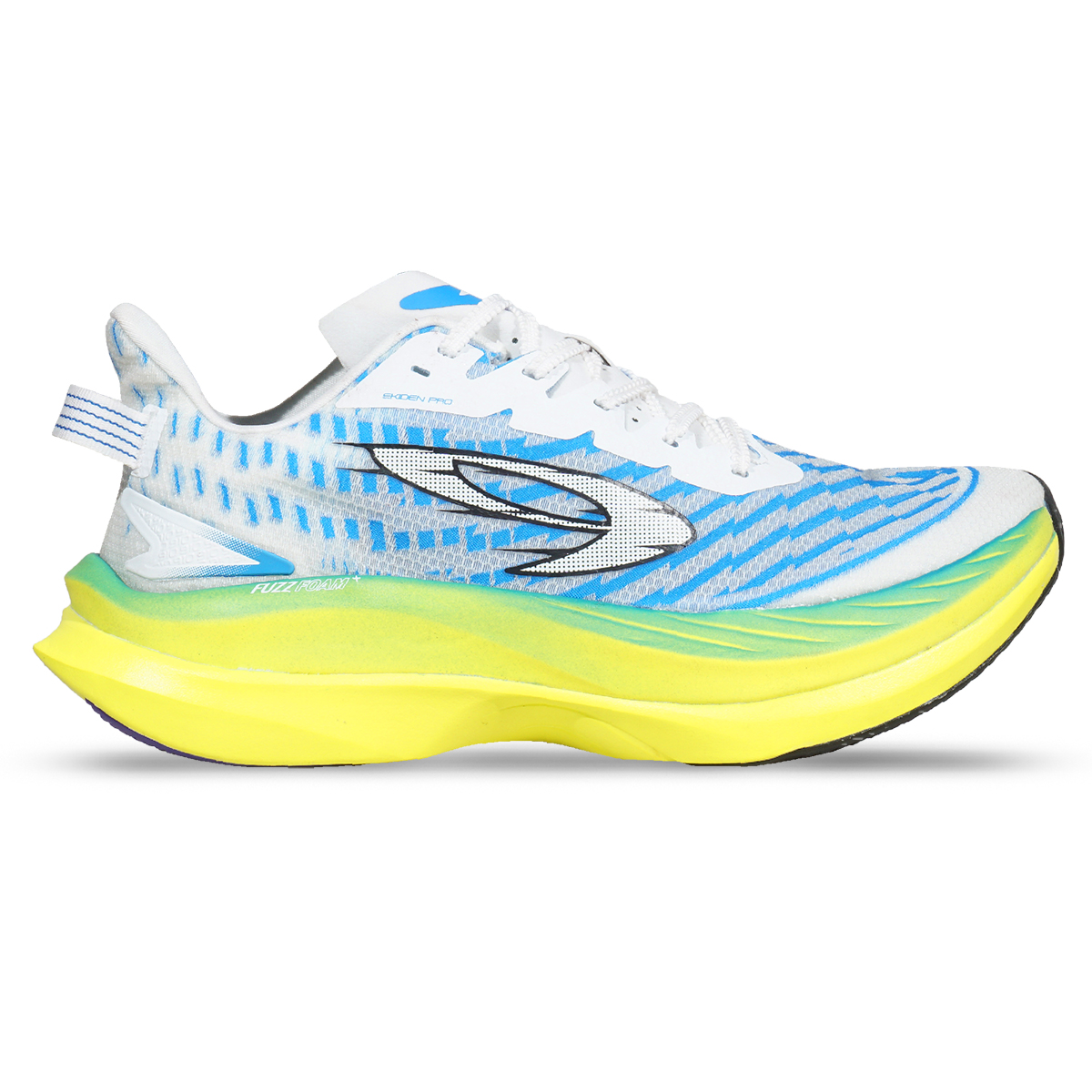 Sepatu Running 910 Geist Ekiden Pro - Putih/Biru/Hijau Neon