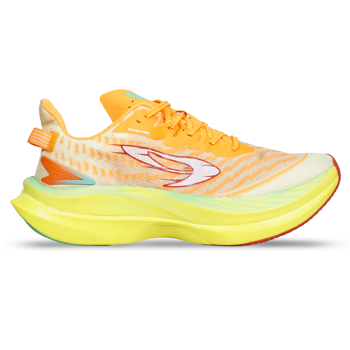 Sepatu Running 910 Geist Ekiden Pro - Oranye/Hijau Mint/Hijau Neon