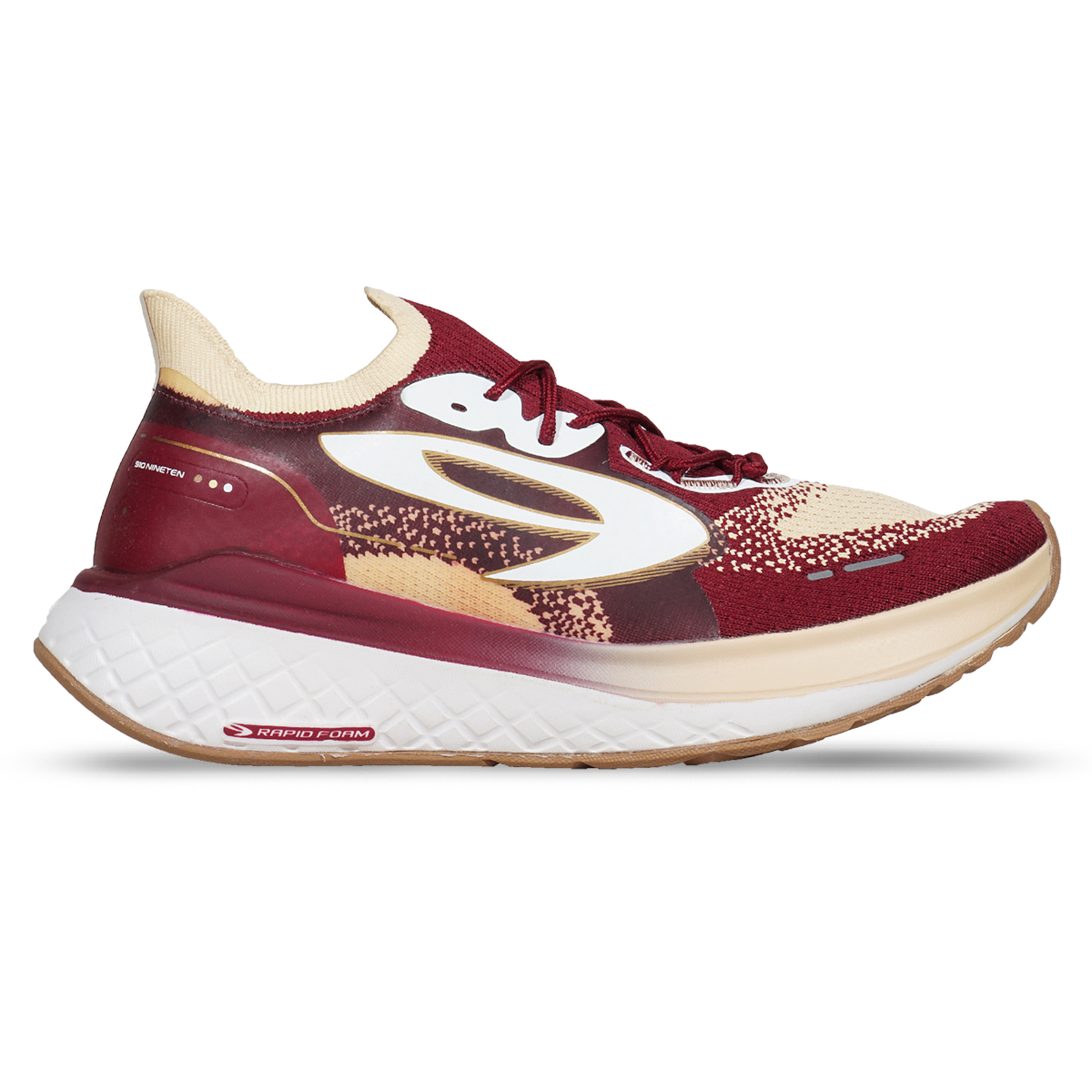 Sepatu Running 910 Hanna 2.0 - Merah Burgundy/Coklat