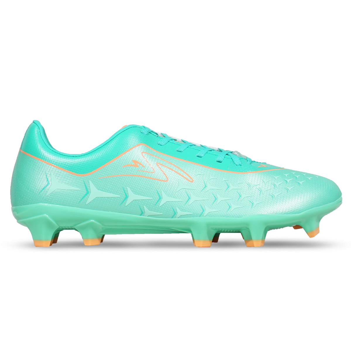 Sepatu Bola Specs Accelerator Alphaform Pro FG - Green Bug/Atlantis/Salmon Buff