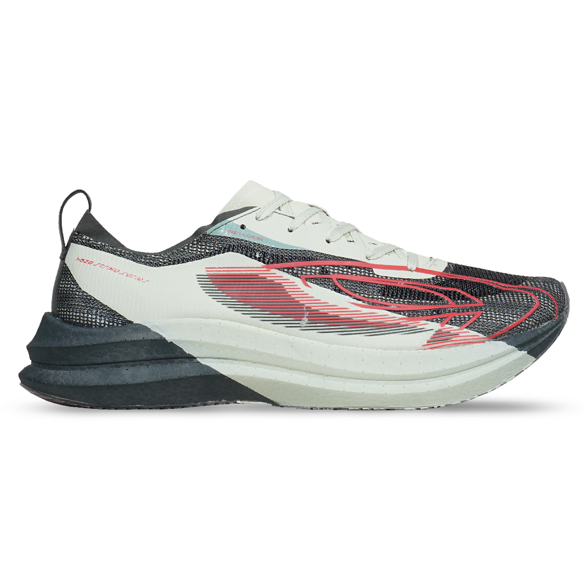 Sepatu Running 910 Haze Strike-X - Dark Grey/Hijau/Putih Gading