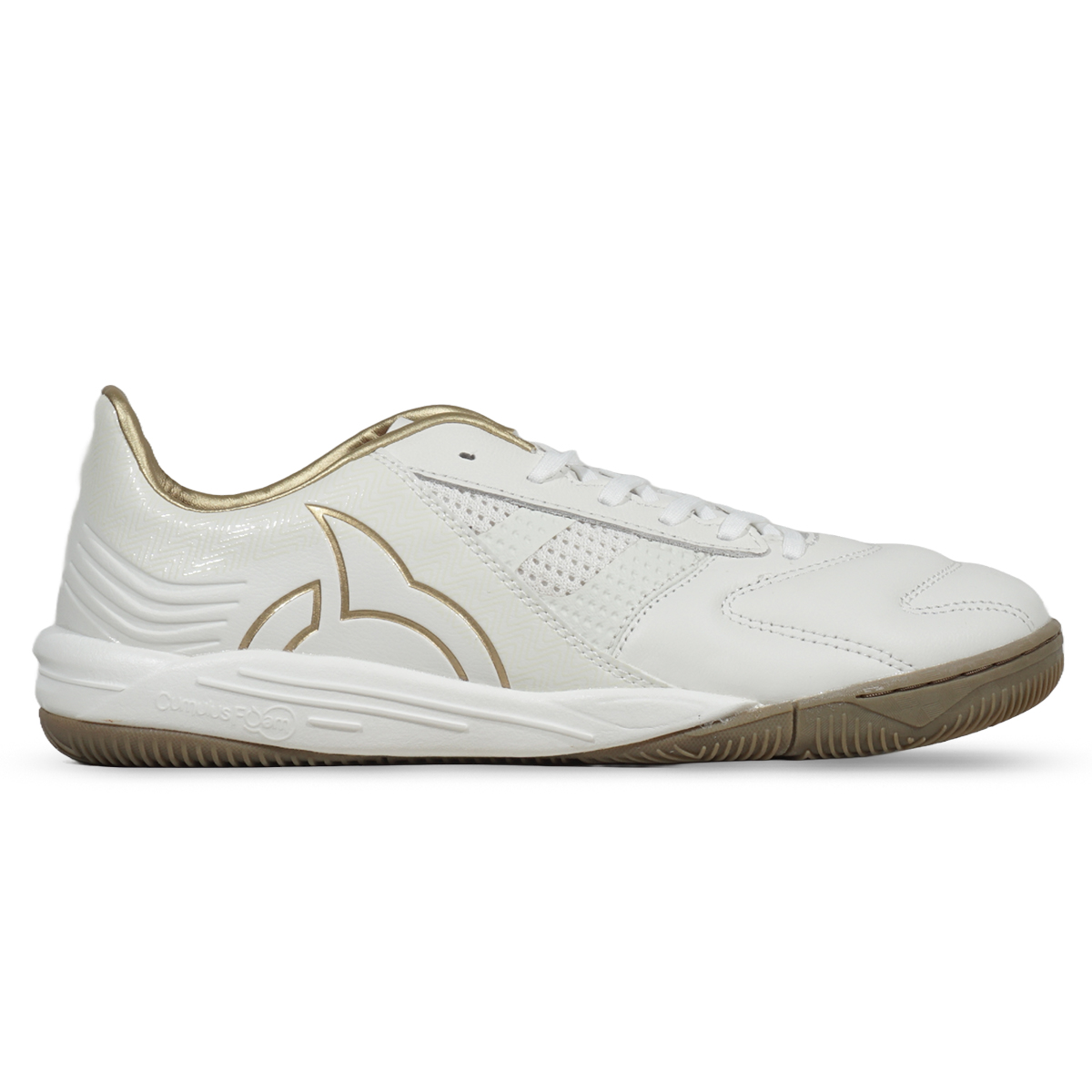 Sepatu Futsal Ortuseight Forte Axiom IN - White/Gold
