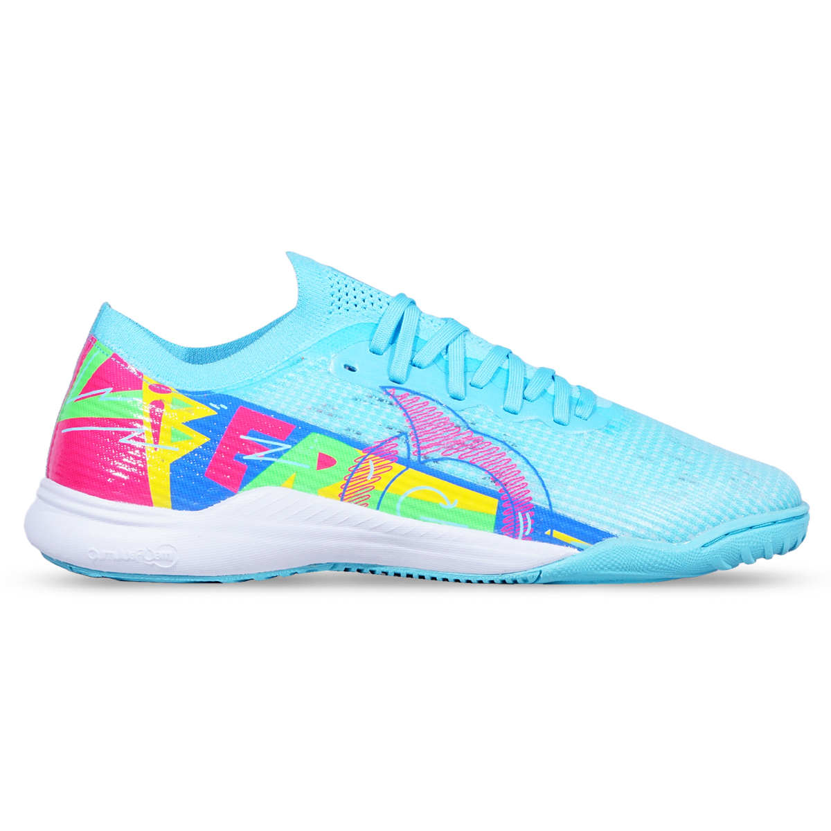 Sepatu Futsal Ortuseight Catalyst Liberte V4 IN - Cyan/Pink