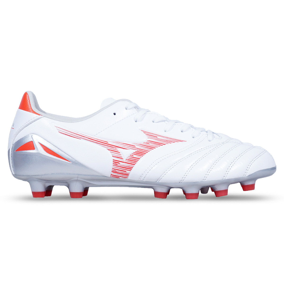 Sepatu Bola Mizuno Morelia Neo IV Pro P1GA243460 - White/Radiant Red/Hot Coral