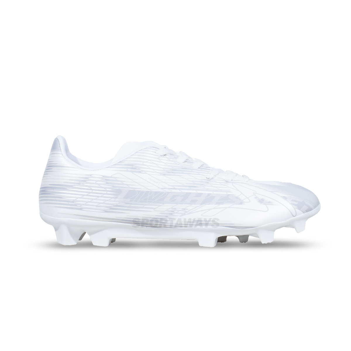 Sepatu Bola Specs Accelerator Lightspeed 4 Nitro JR FG - White/Lunar Rock/Copper