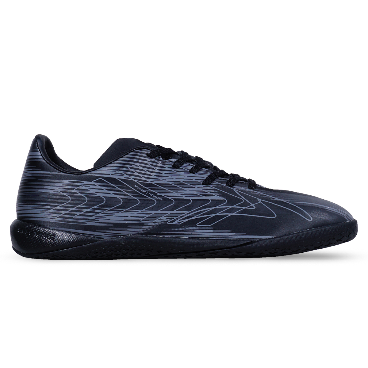 Sepatu Futsal Specs Accelerator Lightspeed 4 Nitro Core IN - Black/Nine Iron/Copper