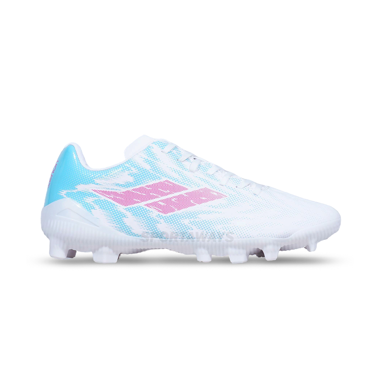 Sepatu Bola Mills Xenon FG JR - White/Turquoise