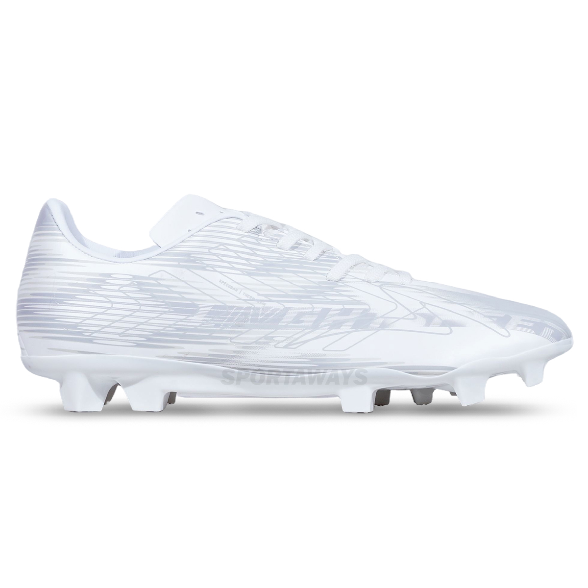 Sepatu Bola Specs Accelerator Lightspeed 4 Nitro Core FG - White/Lunar Rock/Copper