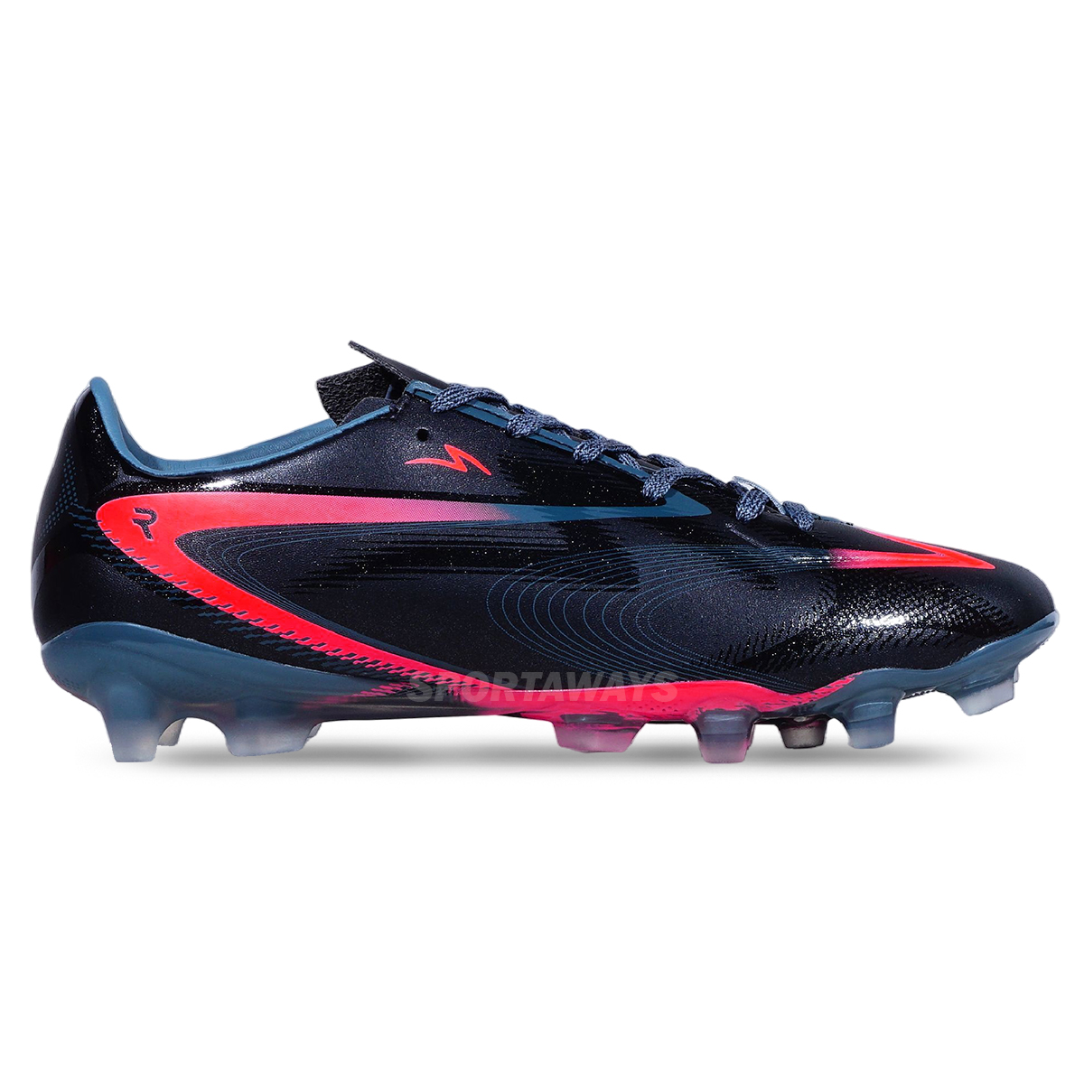 Sepatu Bola Specs Galactica Morph NV FG - Phantasm Black/Goblin Blue