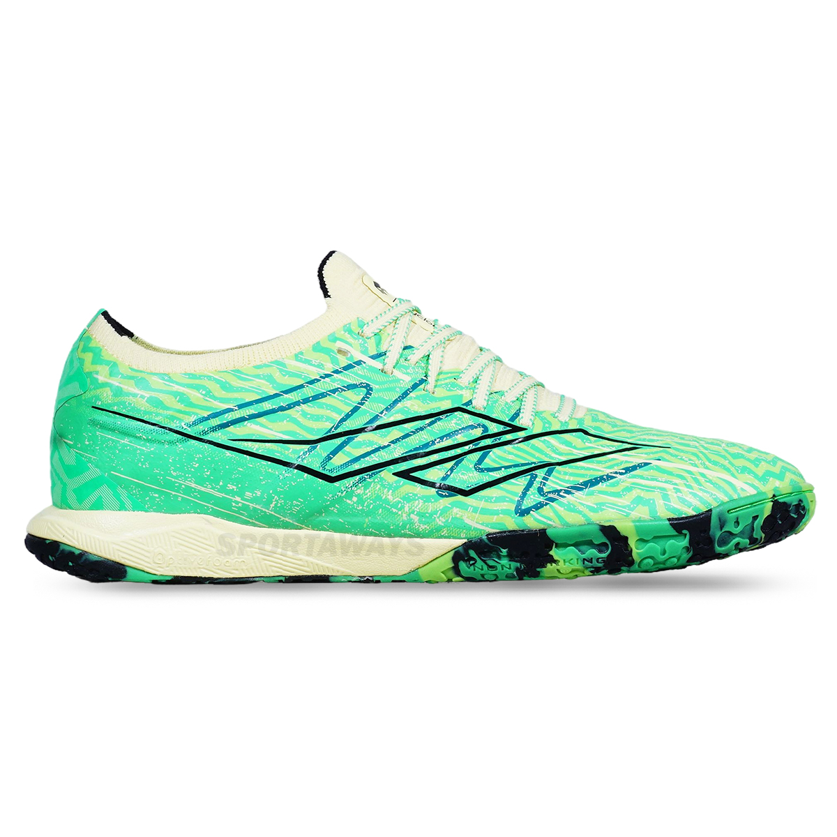 Sepatu Futsal Mills Xyclops Xtreme IN - Green/Cream/Black