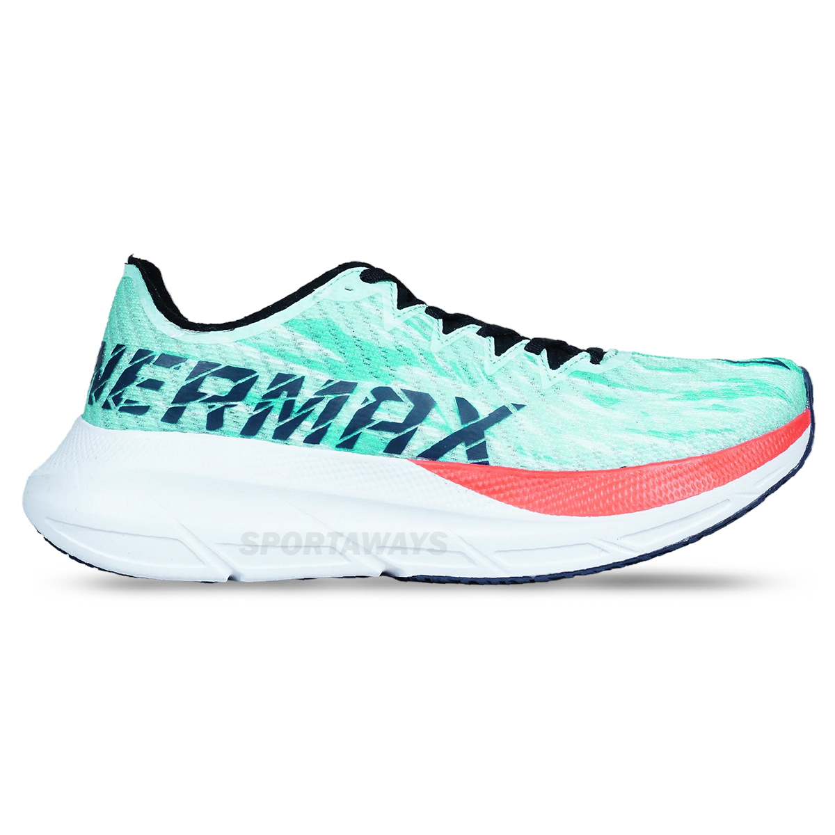 Sepatu Running Mills Enermax Cushion M2 - Jade/Black/Off White/Red