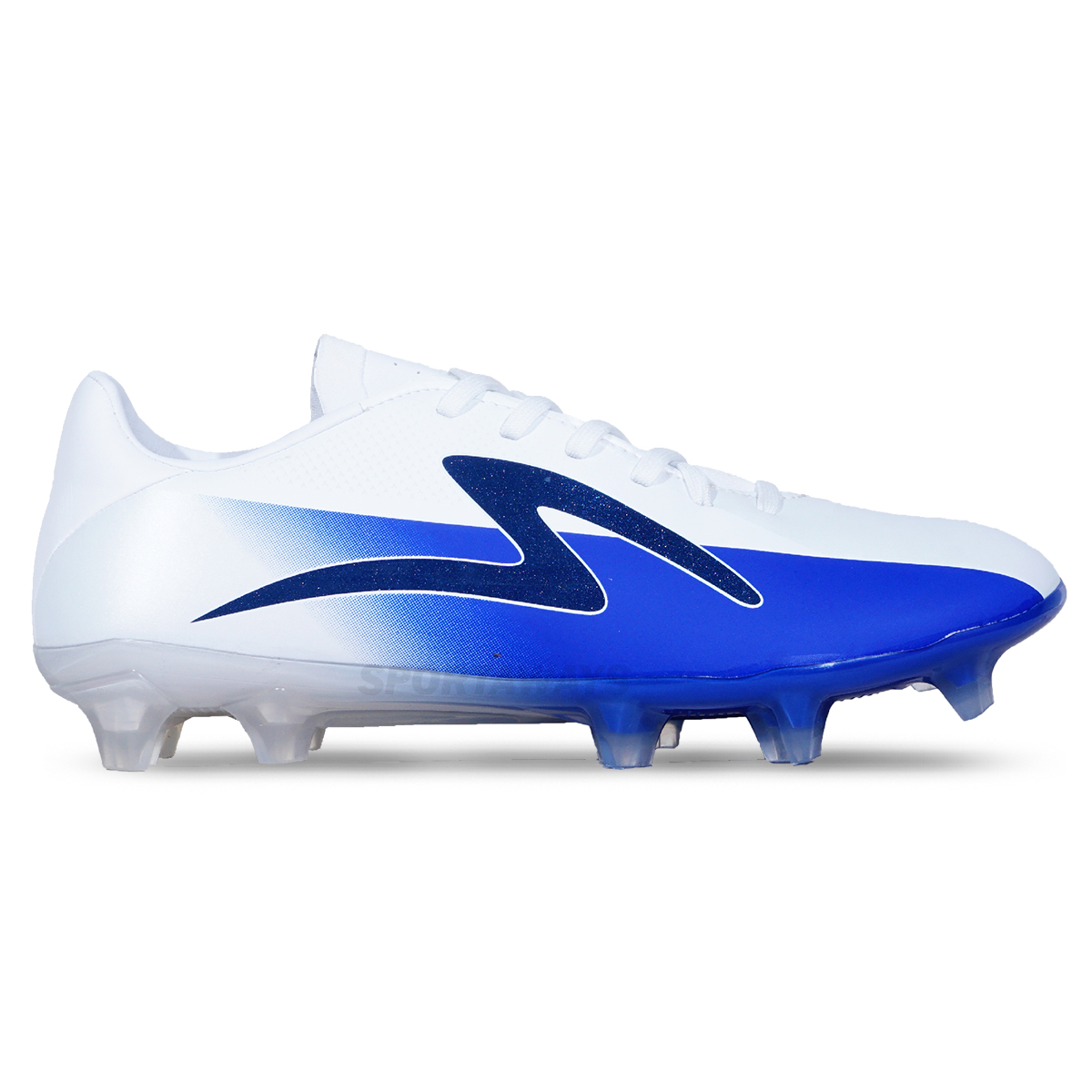 Sepatu Bola Specs Velocity Pure FG - White/Dazzling Blue