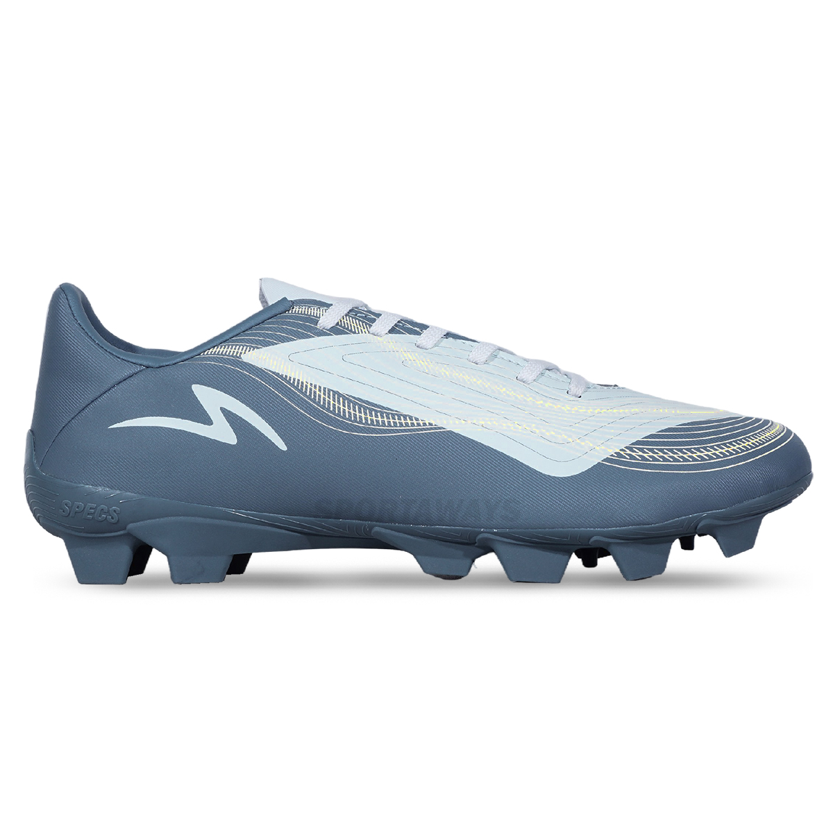 Sepatu Bola Specs Rhythm FG - Ice Flow/Goblin Blue/Double Cream