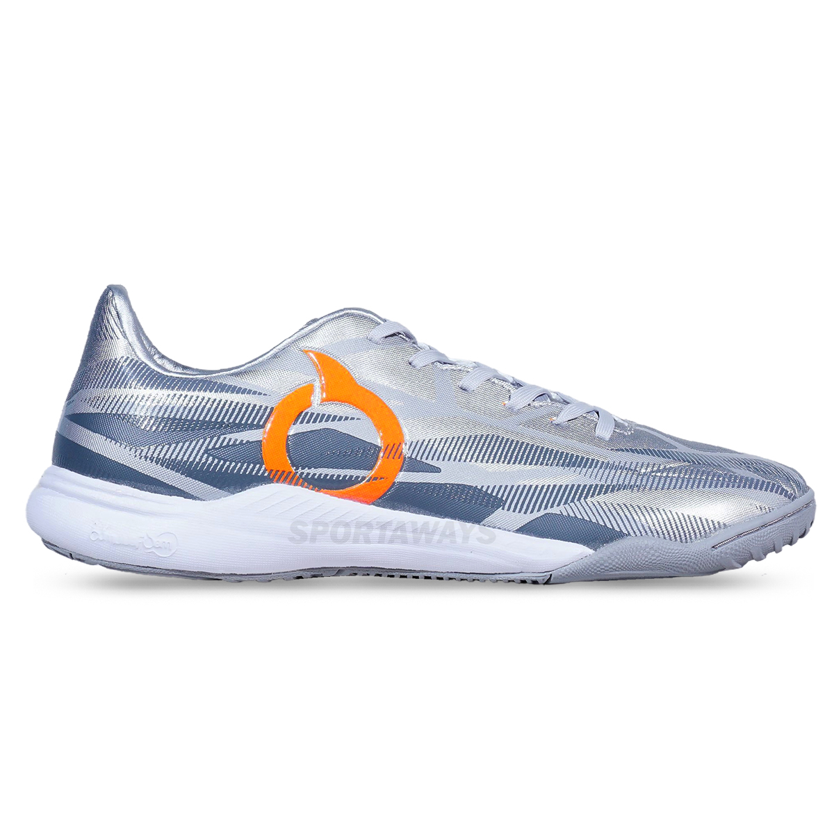 Sepatu Futsal Ortuseight Catalyst Hyperion IN - Silver/Ortrange