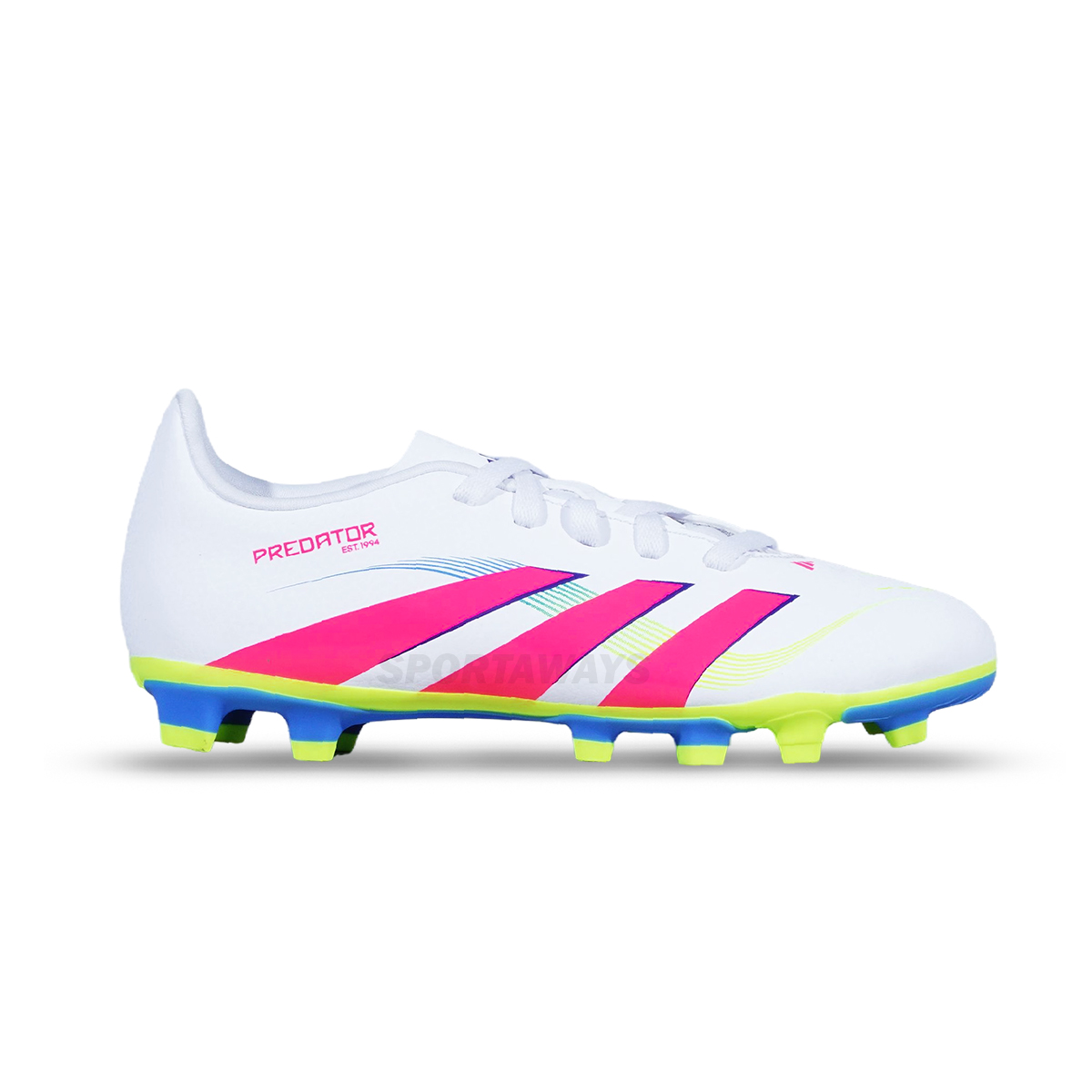 Sepatu Bola Adidas Predator Club FG J ID3810 - Ftwwht/Lucpnk/Luclem Ftwbla