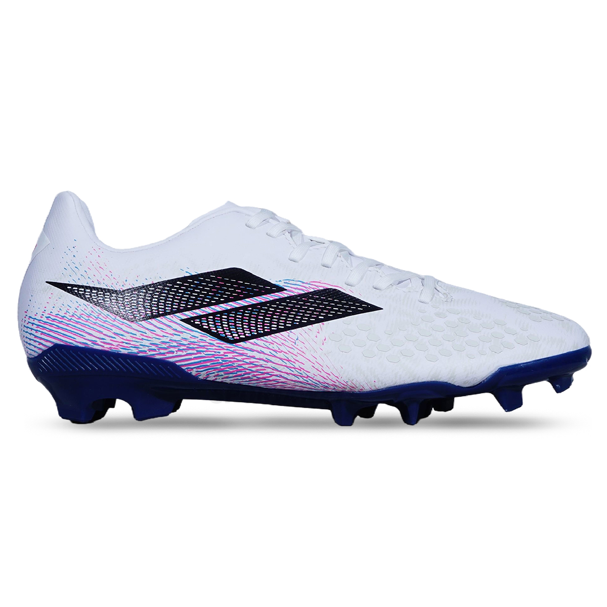 Sepatu Bola Mills Triton Deisler 1.9 Match FG - White/Navy/Multicolor