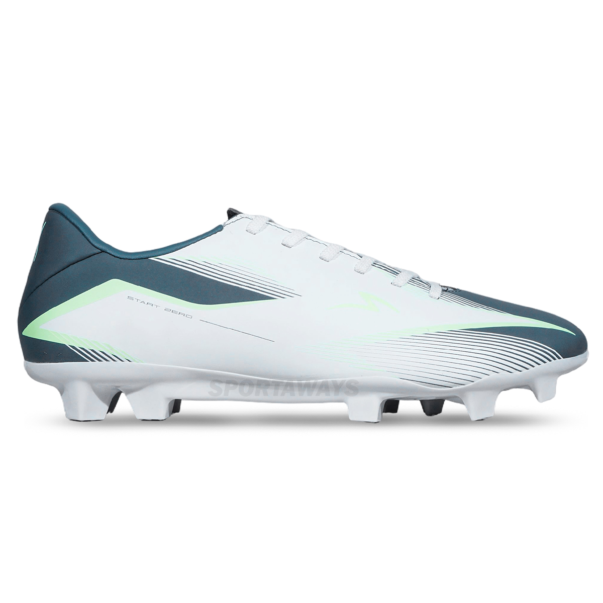 Sepatu Bola Specs XLR 3 FG - Goblin Blue/White/Patina Green