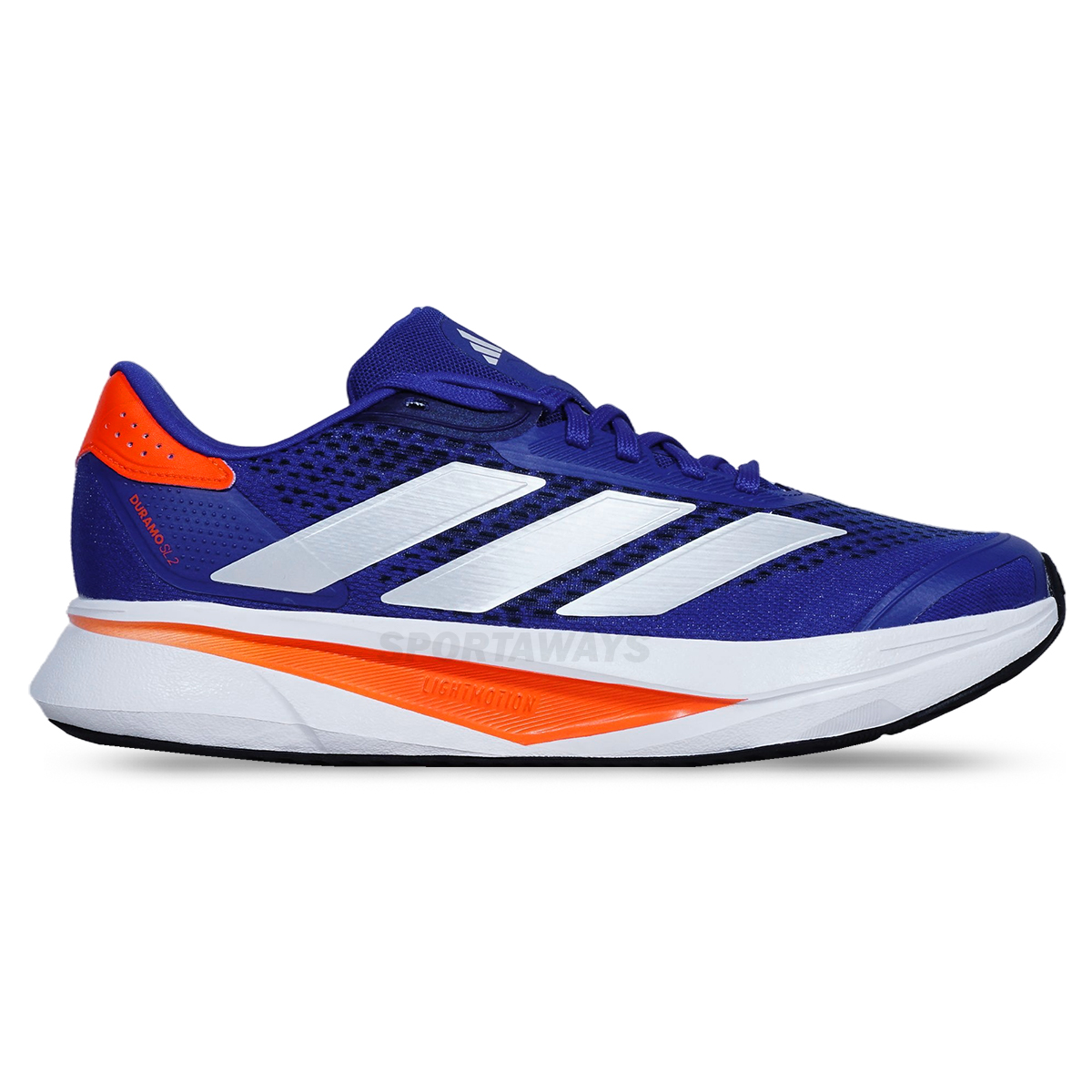 Sepatu Running Adidas Duramo SL 2 M IH8214 - Lucid Blue/Zero Metalic/Impact Orange