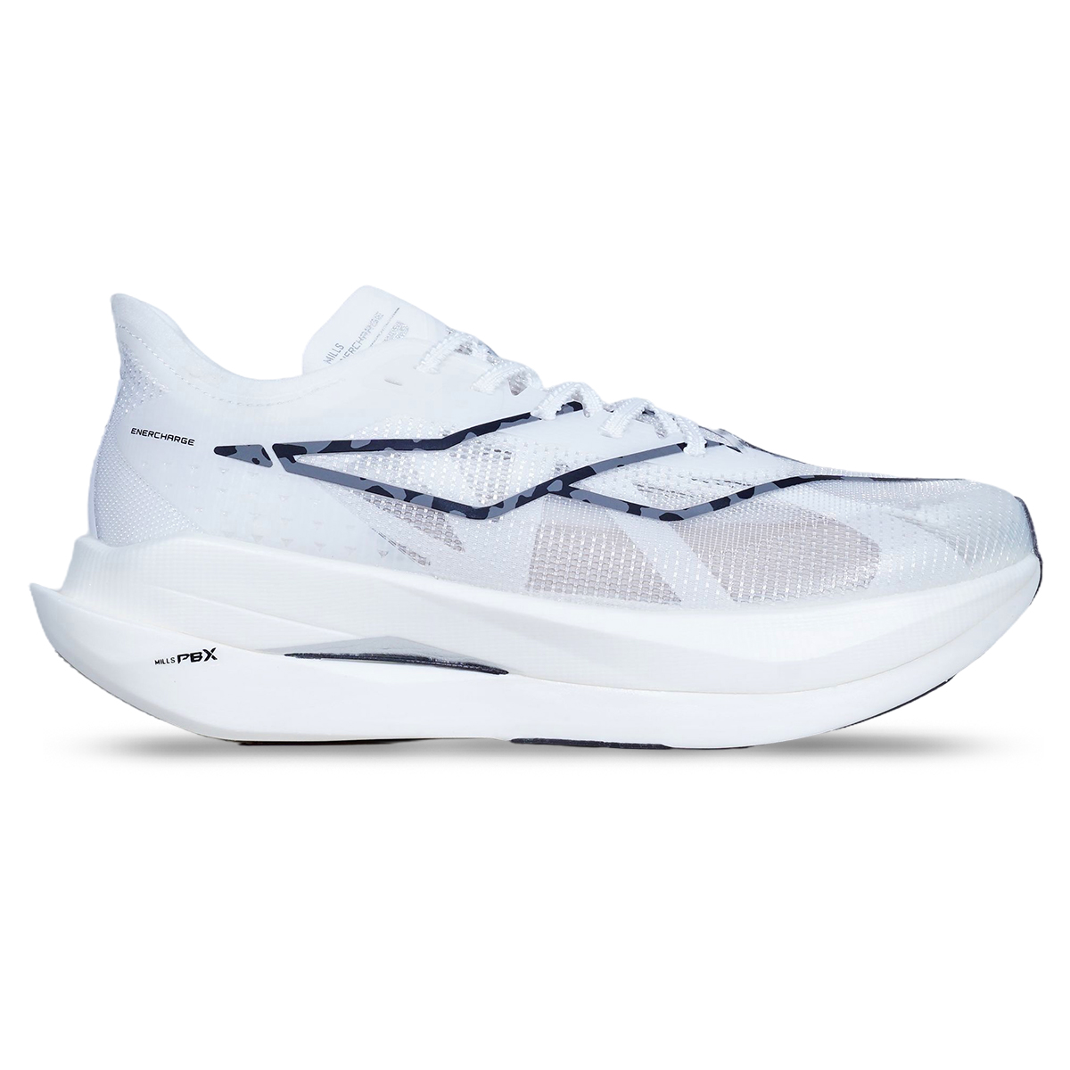 Sepatu Running Mills Enercharge M1 - White/Black