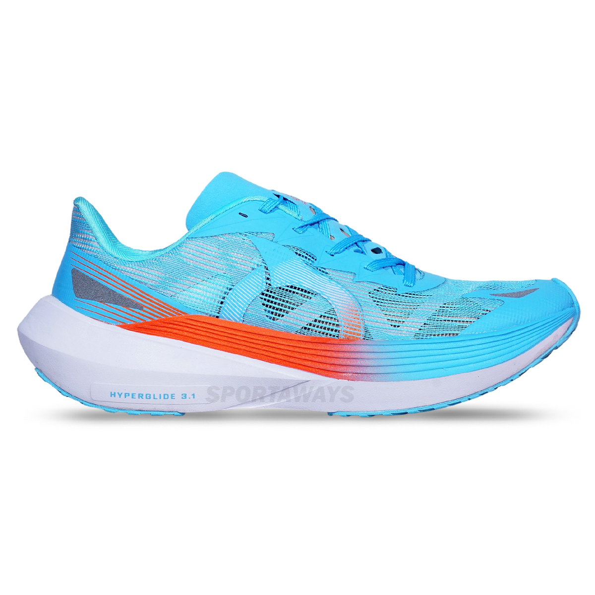 Sepatu Running Ortuseight Hyperglide 3.1 - Cyan/White