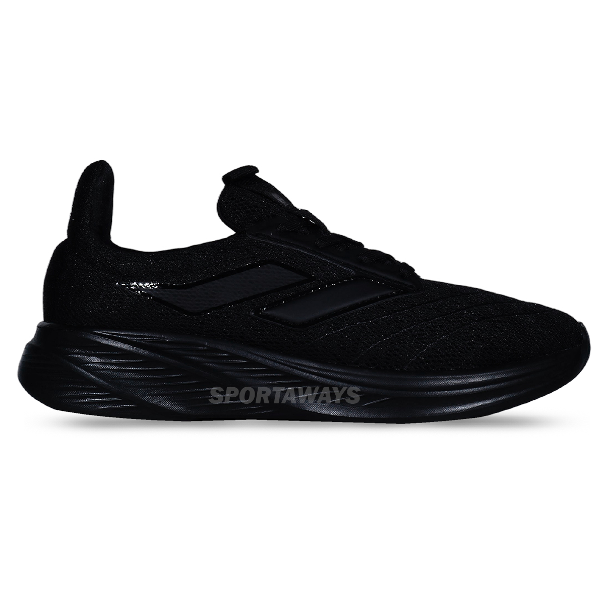Sepatu Running Mills Raptor CL - Black/Black