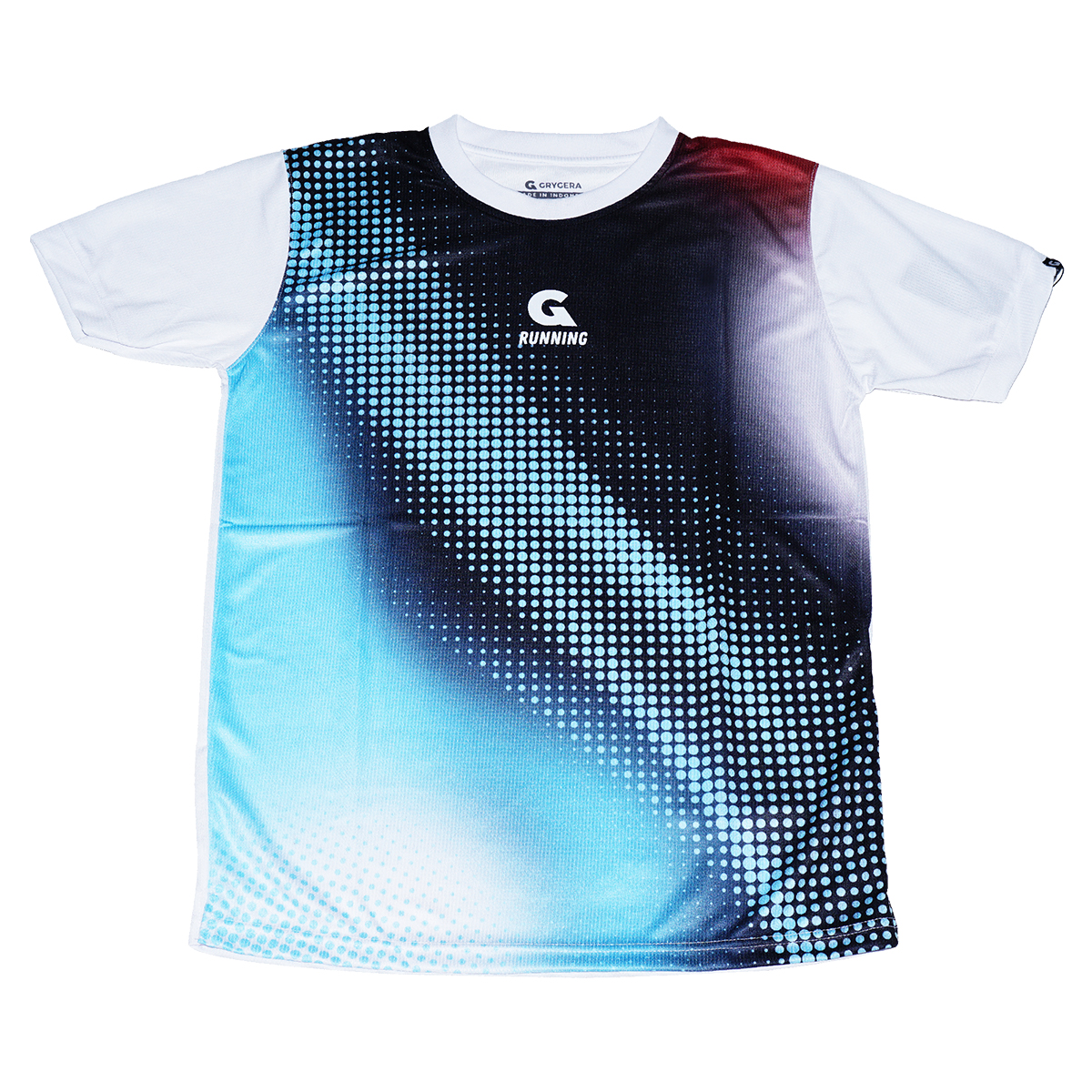 Jersey Grygera Jersey Running Velocity Pulse - White Multicolor