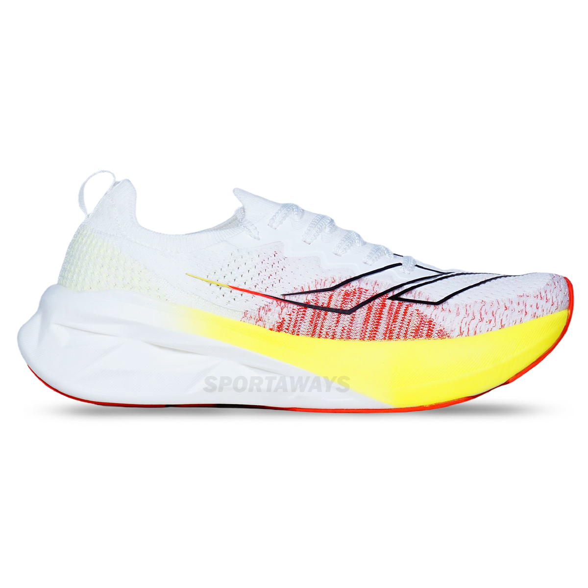 Sepatu Running Mills Enerstrike FLY M2 - White/Yellow/Warm Red