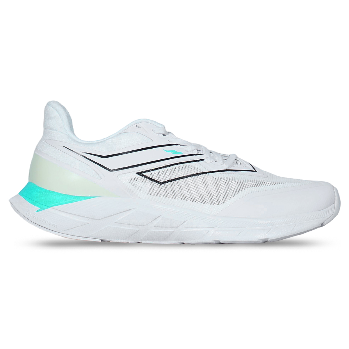 Sepatu Running Mills Treximo Saga M3 - White/Lime/Turqouise