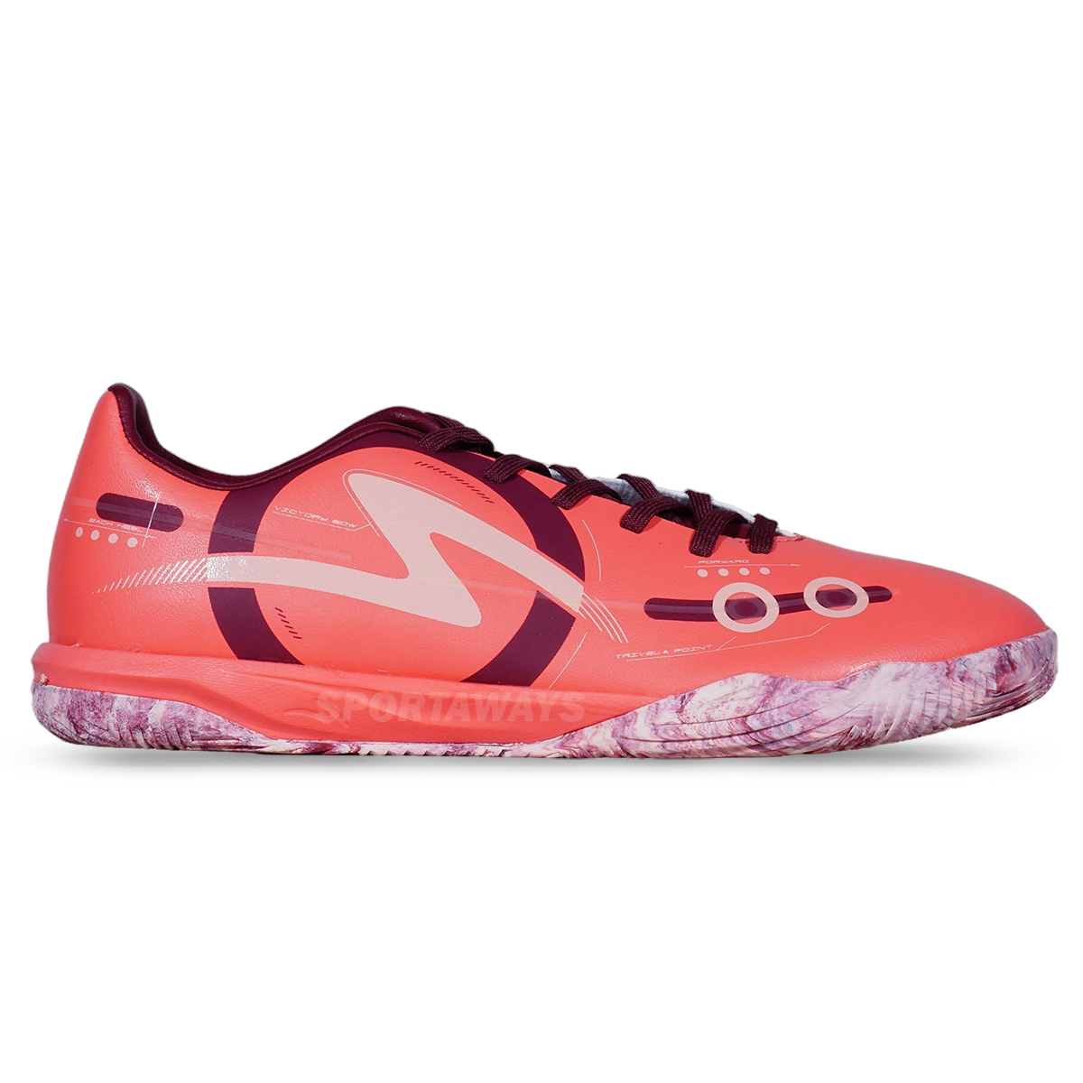 Sepatu Futsal Specs Preface 360 IN - Fiery Rose/Rhubarb/Scallop Shell