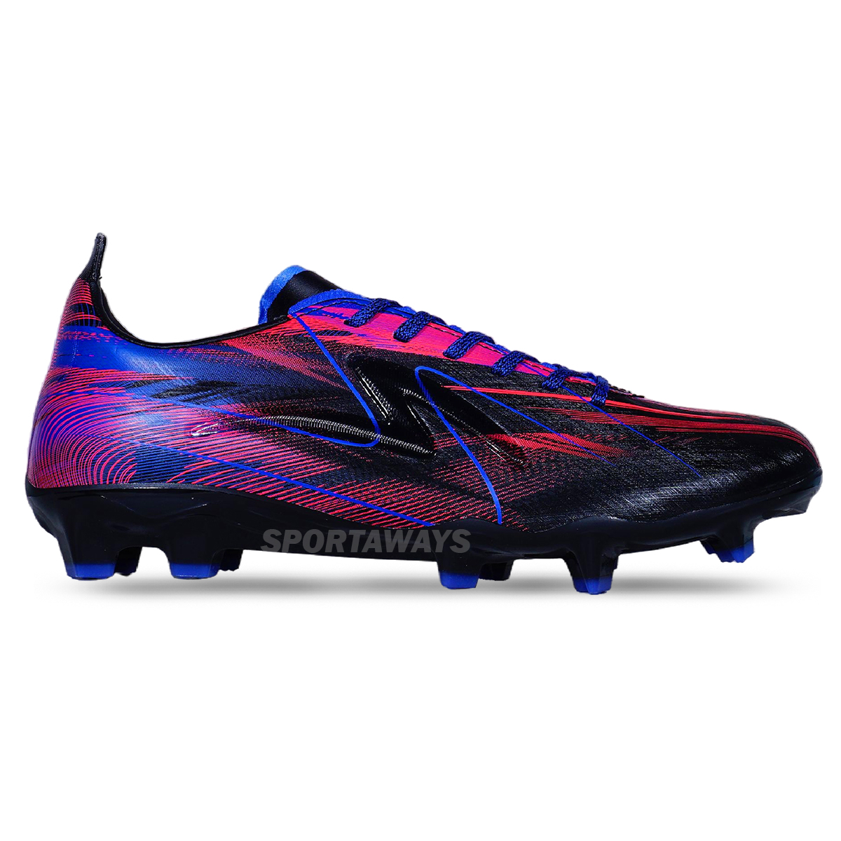 Sepatu Bola Specs Ls Neo FG - Black/Dazzling Blue/Diva Pink