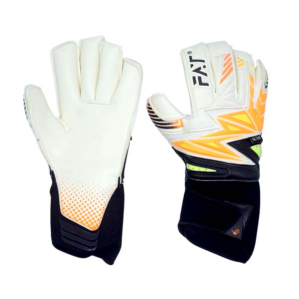 Sarung Tangan Kiper Fat Venom Altus - White/Orange/Black