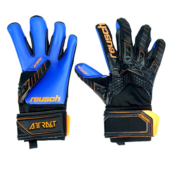 Sarung Tangan Kiper Reusch Gk Pro Attrakt Freegel MX2 7083 - Black