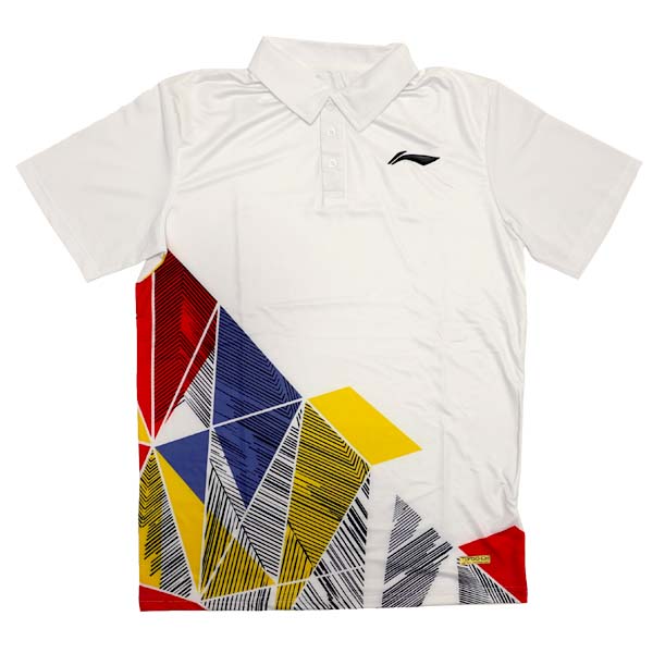 Kaos Li-Ning Mens Polo T-Shirt AVSR101-1 - White