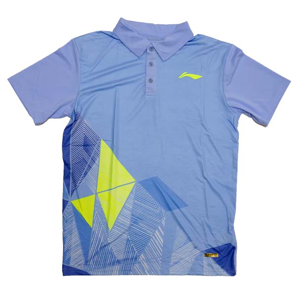 Kaos Li-Ning Mens Polo T-Shirt AVSR101-4 - LT.Blue