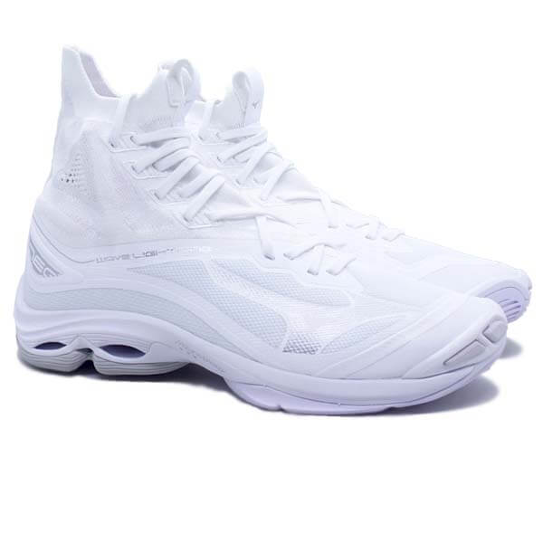 Sepatu Volley Mizuno Wave Lightning Neo V1GA200204 - White/Silver/Nimbus Cloud