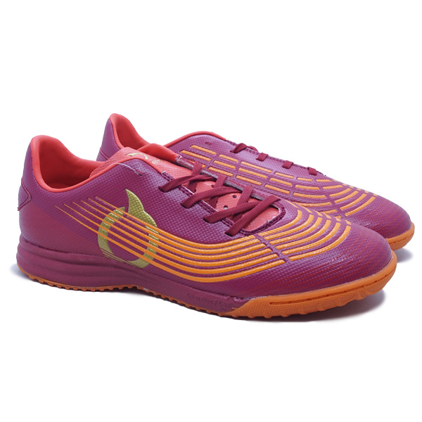 Sepatu Futsal Ortuseight Forte Magnus IN - Crimson/Ortrange/Gold