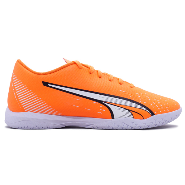 Sepatu Futsal Puma Ultra Play IT 107227 01 - Ultra Orange/White/Blue