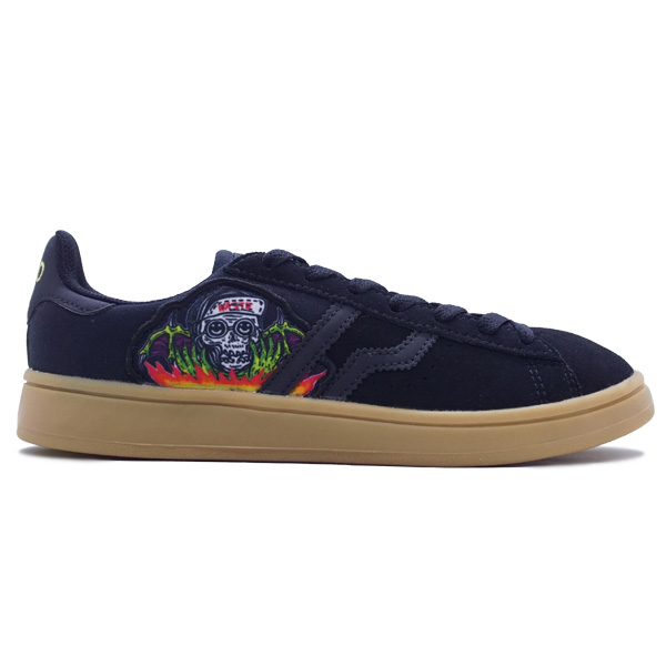 Sepatu Casual Piero Mojo SB X Gindring - Black/Fire/Gum