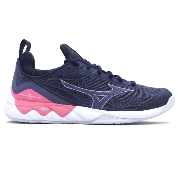 Sepatu Volly Mizuno Wave Luminous 2 V1GA212067 - Black/Ebony/Sun Kissed Coral