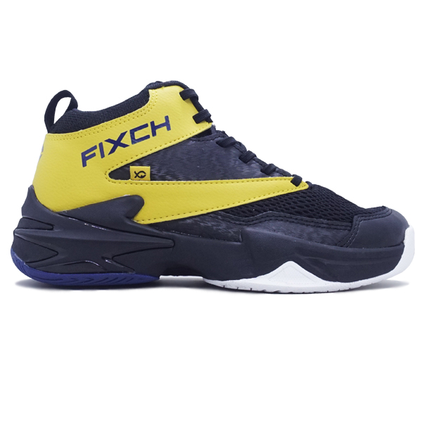 Sepatu Volly Fixch Troy - Yellow/Black/White