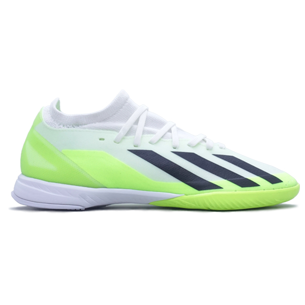 Sepatu Futsal Adidas X Crazyfast.3 IN ID9340 - Ftwwht/Cblack/Luclem