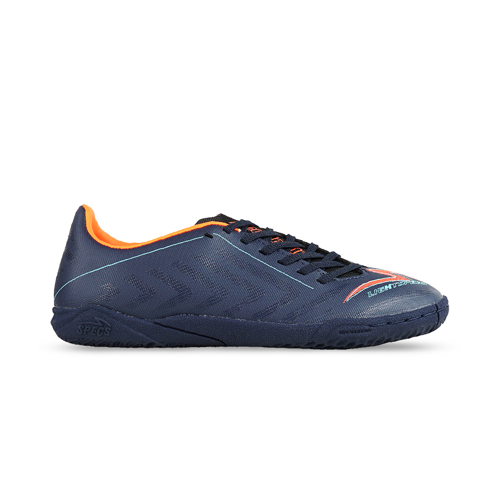 Sepatu Futsal Anak Specs Accelerator Lightspeed 4 JR IN - Blue Oddysey/Fusion Coral